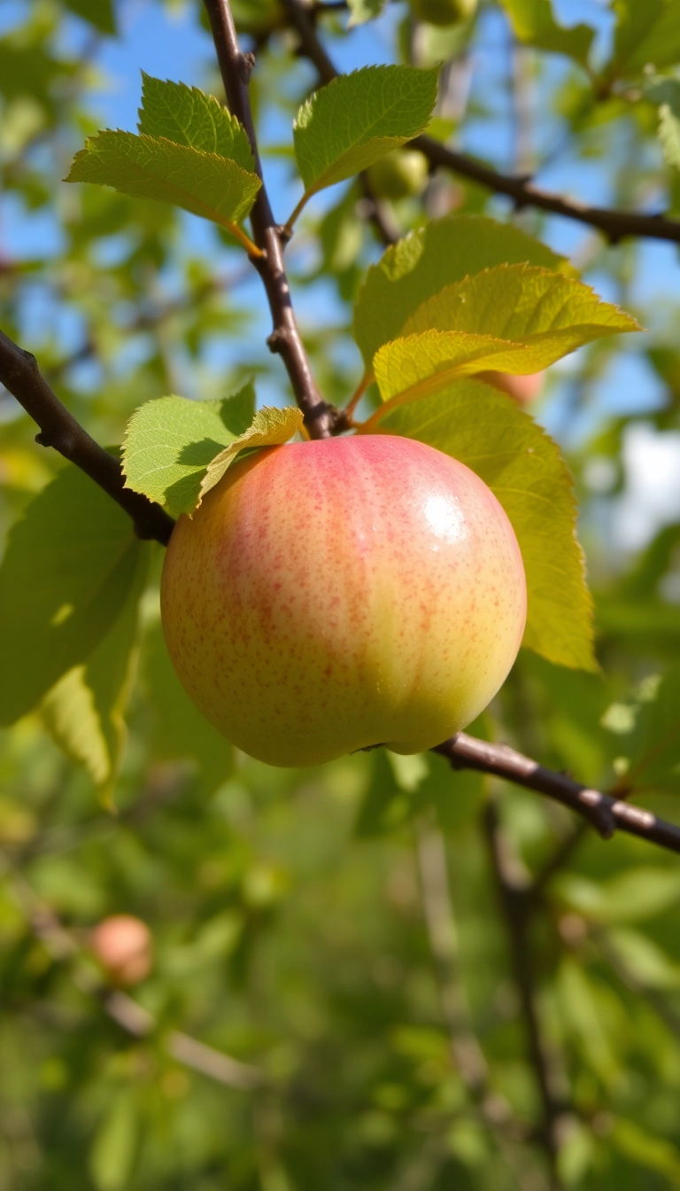 HD iPhone Apple On Tree Captivating Wallpaper